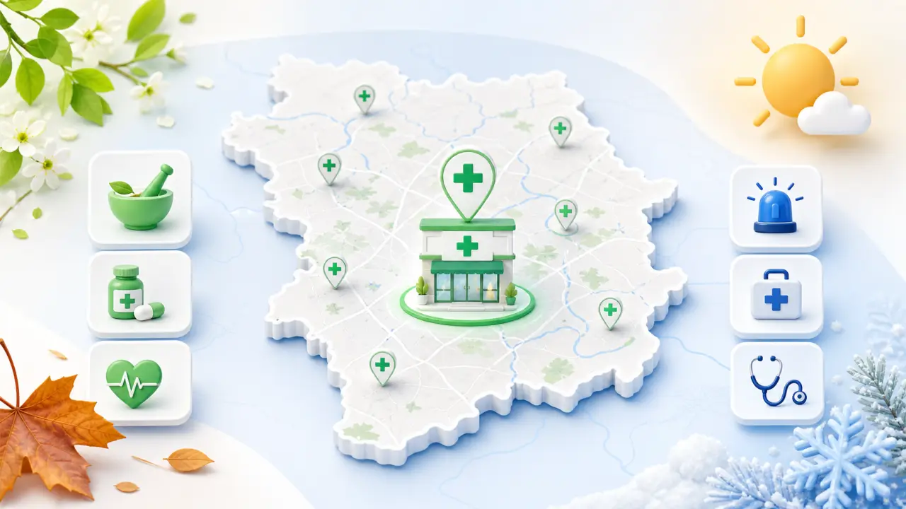 Illustration d'une pharmacie de garde en Seine-et-Marne