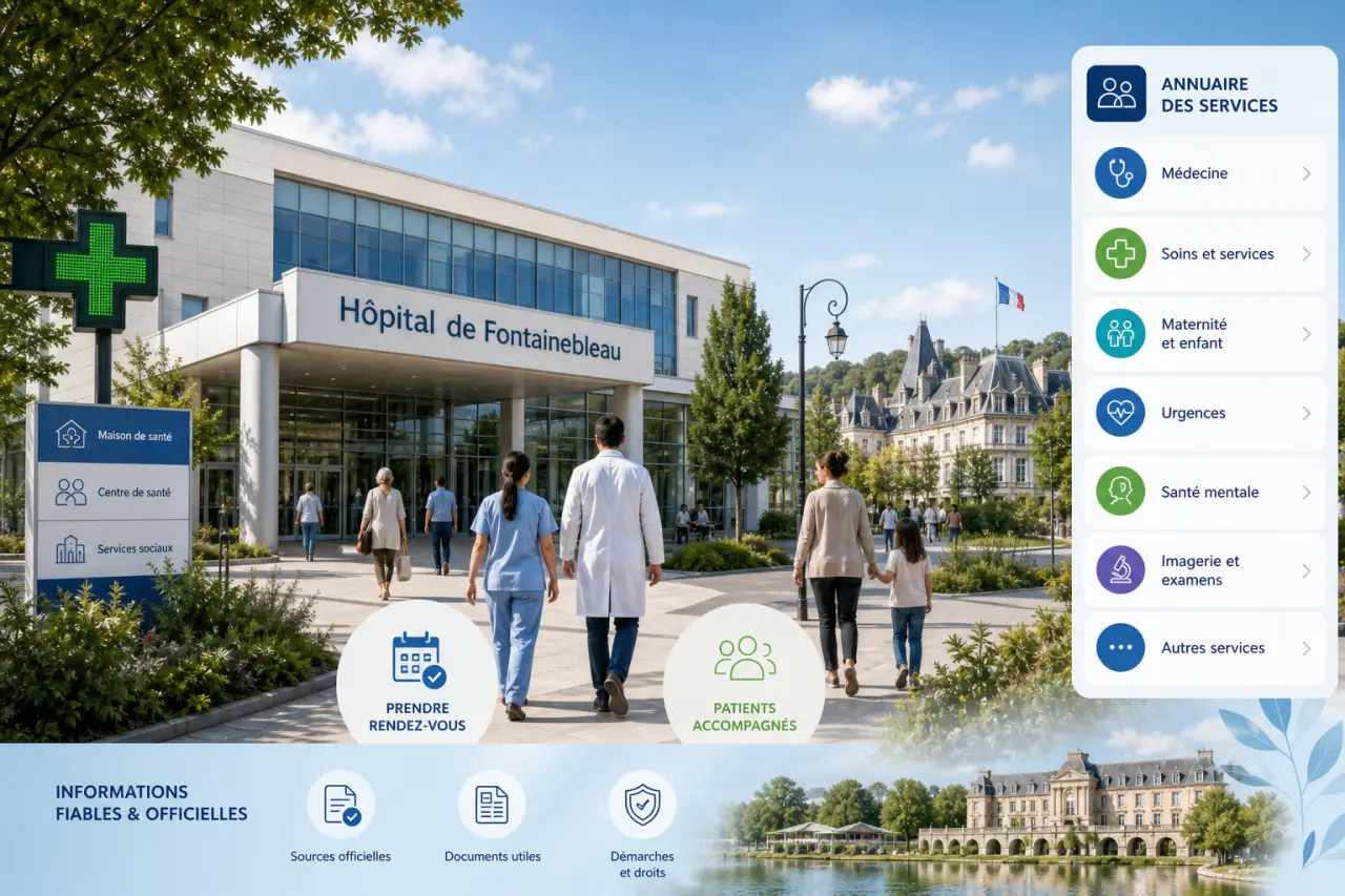 Où trouver les médecins de l’hôpital de Fontainebleau : services, rendez-vous et sources officielles