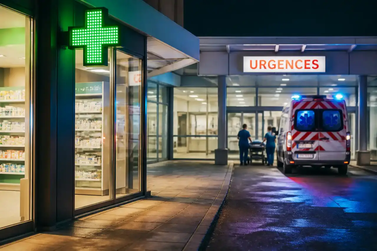 Carte santé de Seine-et-Marne avec pharmacies de garde et services d'urgence