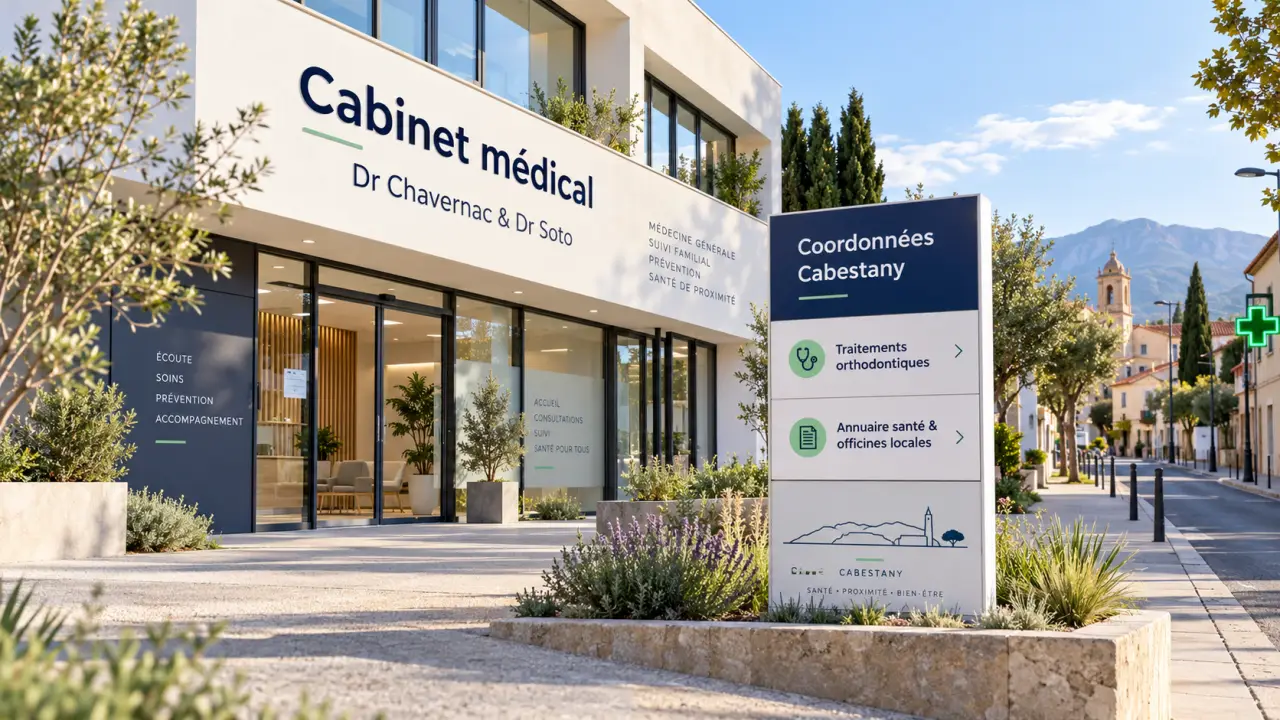 Cabinet médical des Dr Chavernac et Soto : coordonnées à Cabestany et traitements orthodontiques