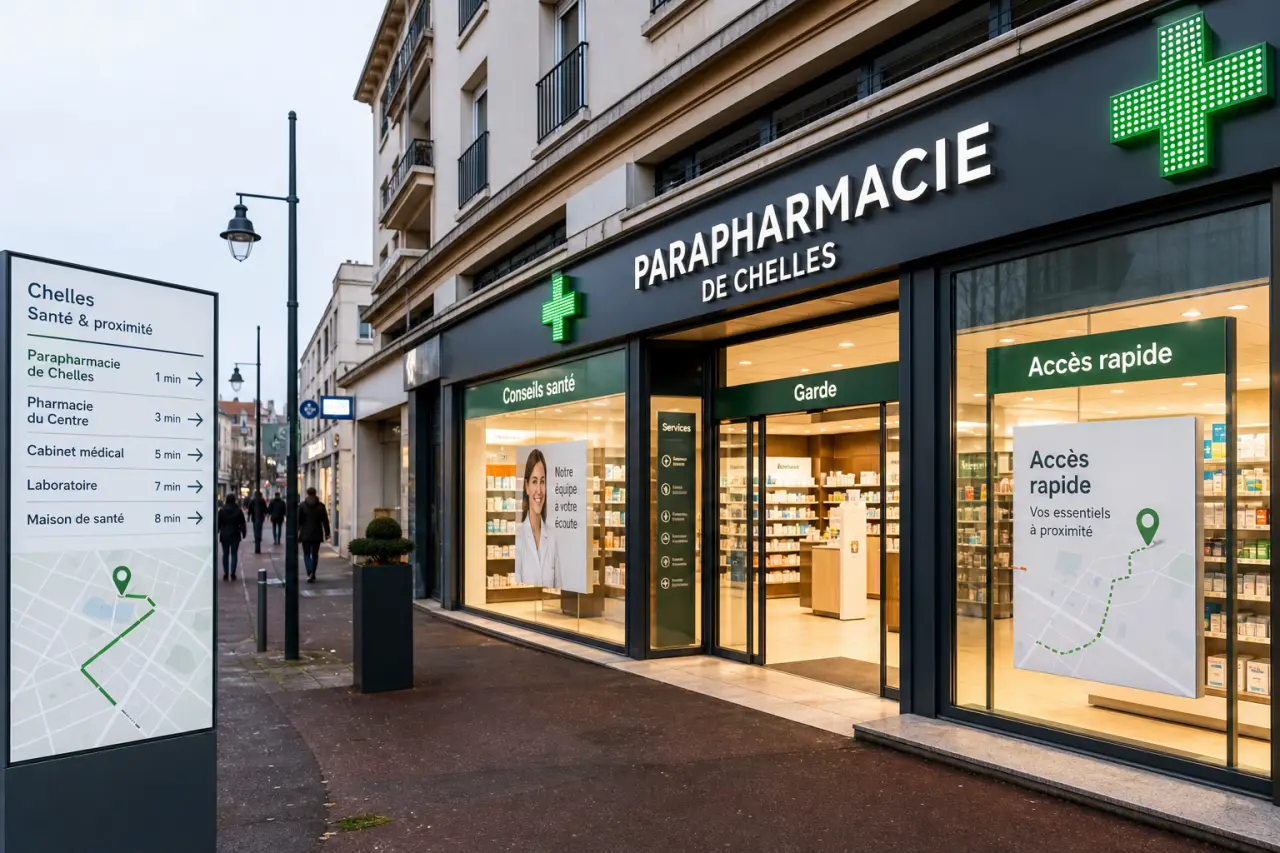 Parapharmacie à Chelles : conseils santé, garde et accès rapide sans aller-retour inutile
